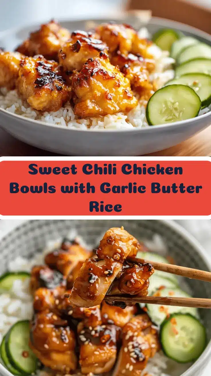 Air Fryer Sweet Chili Chicken Bowls recipe