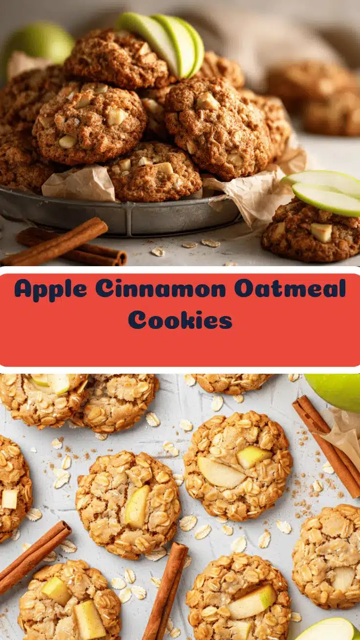 apple cinnamon oatmeal cookies recipe