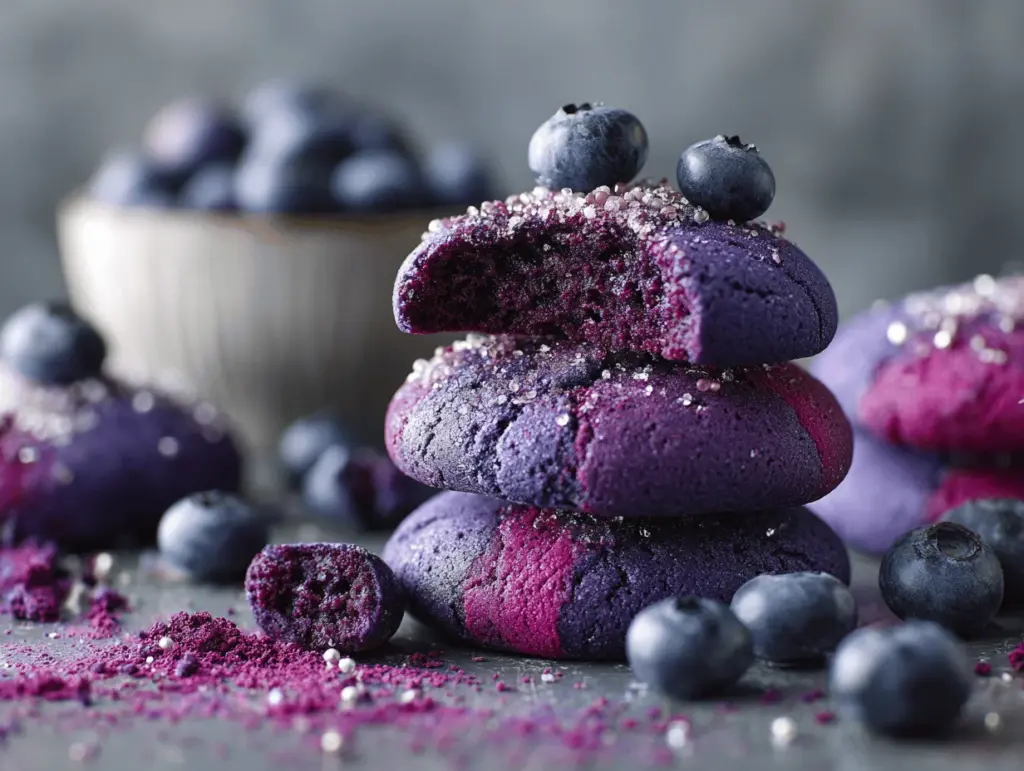 blueberry heaven cookies - featured image