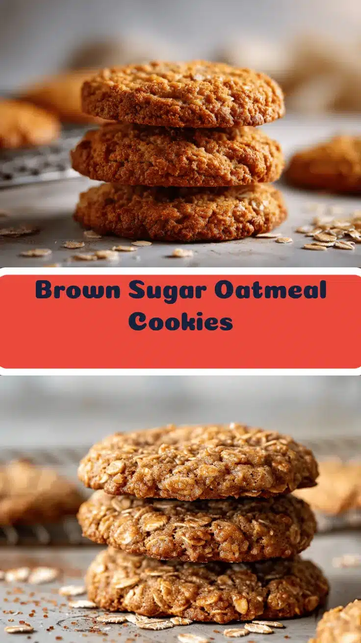 brown sugar oatmeal cookies recipe