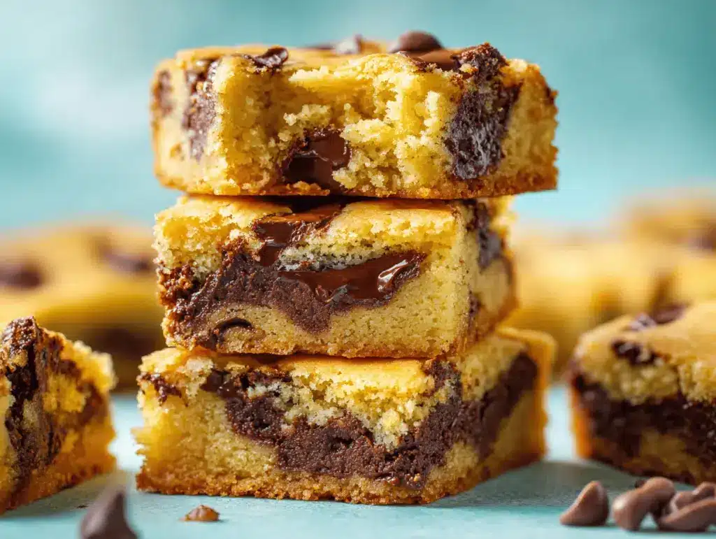 cake mix cookie bars - featured image