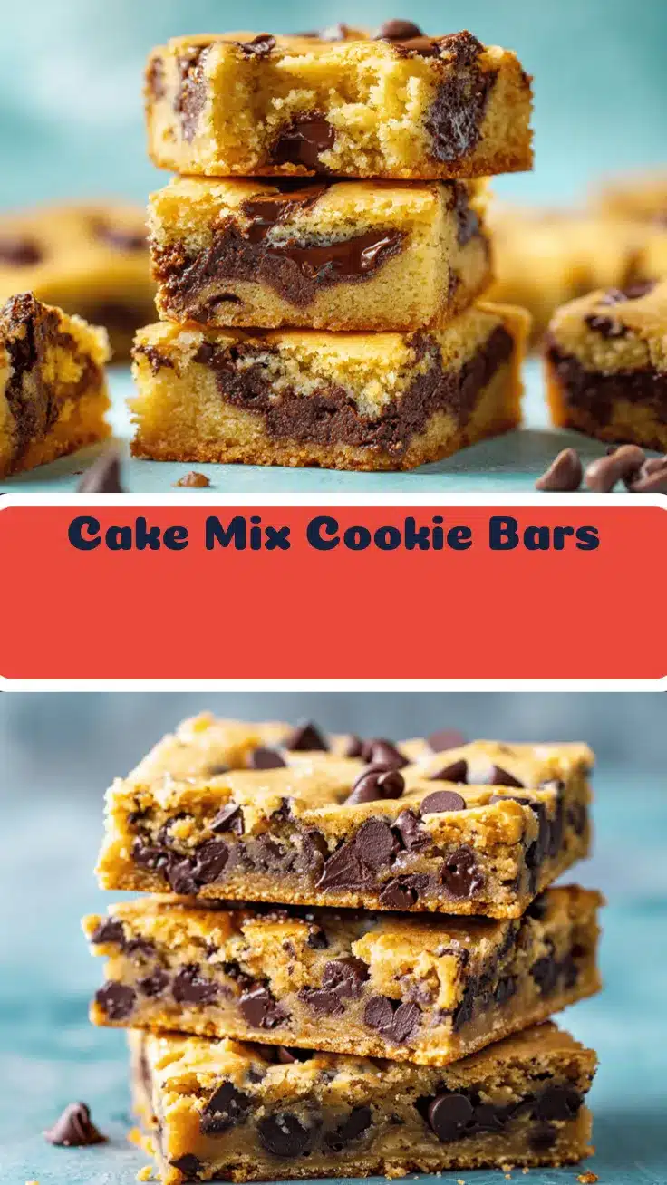 cake mix cookie bars recipe