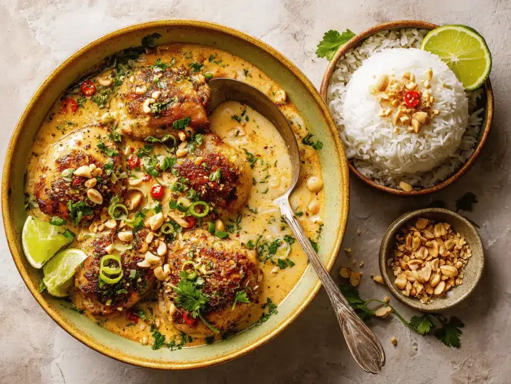 creamy coconut lime chicken - featured image