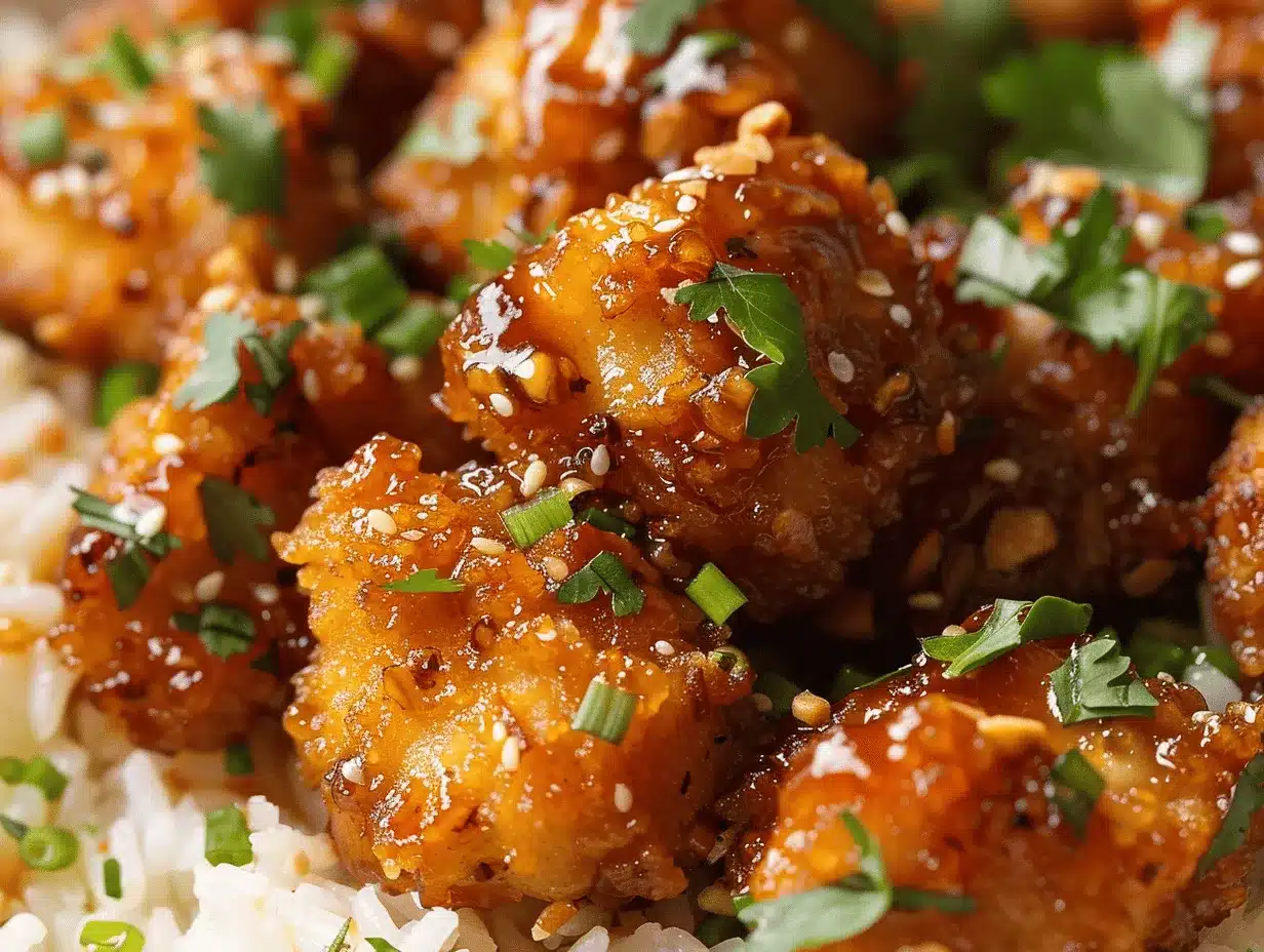 crispy honey garlic chicken bites preparation steps