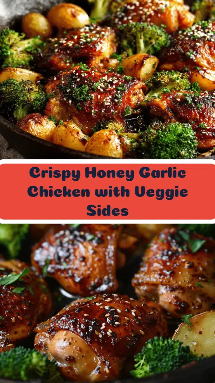 crispy honey garlic chicken thighs recipe