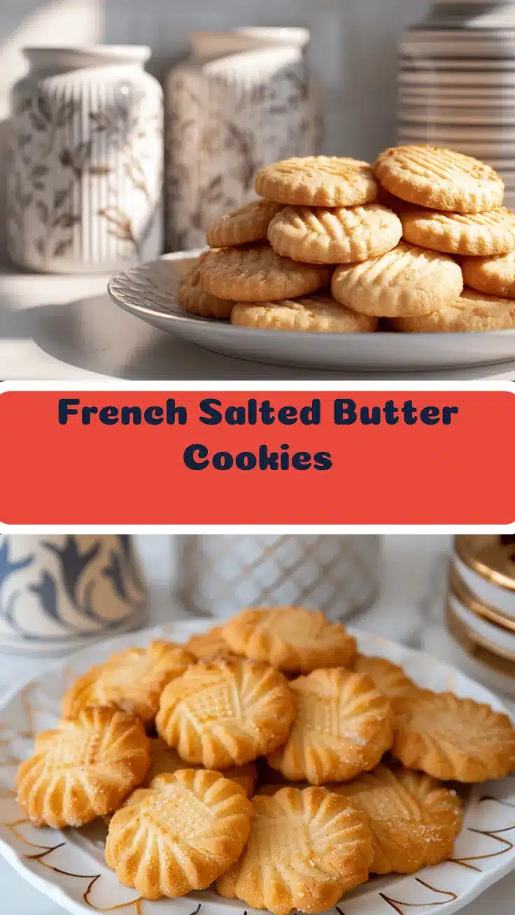 French salted butter cookies recipe