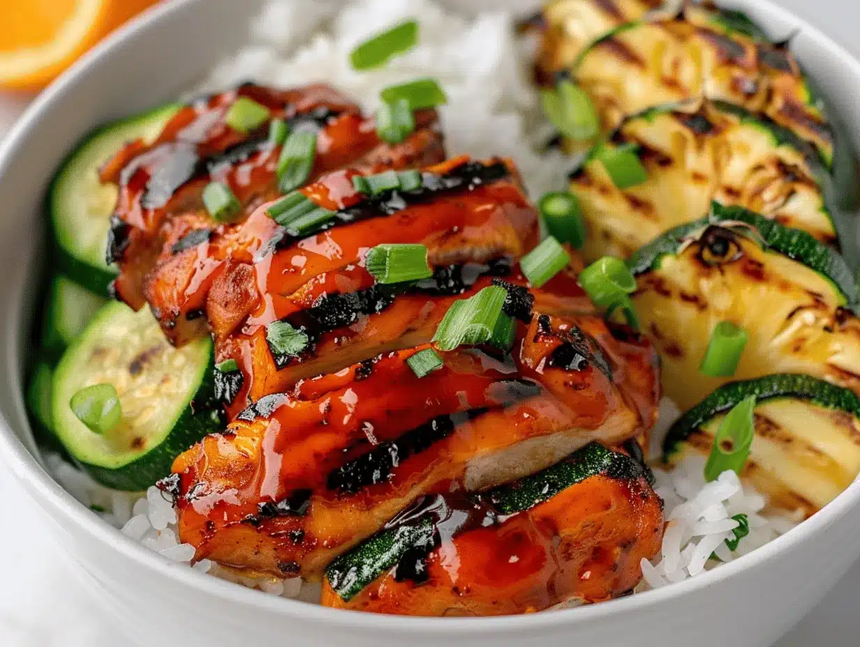 Hawaiian Huli Huli Chicken Bowls preparation steps