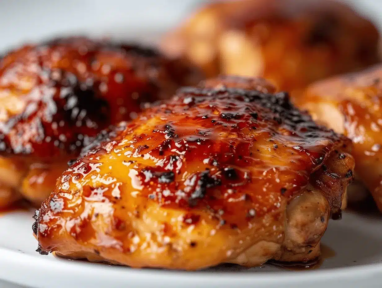 honey garlic air fryer chicken thighs preparation steps
