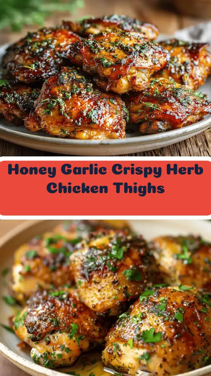 honey garlic baked chicken thighs recipe