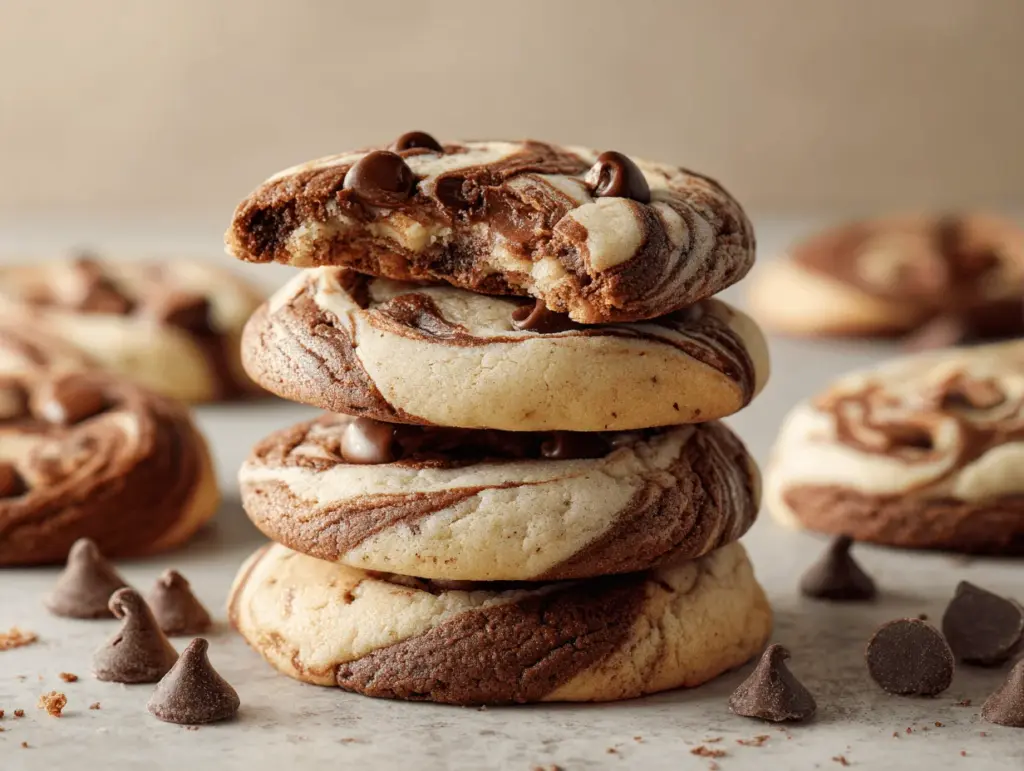 marble cookies recipe - featured image