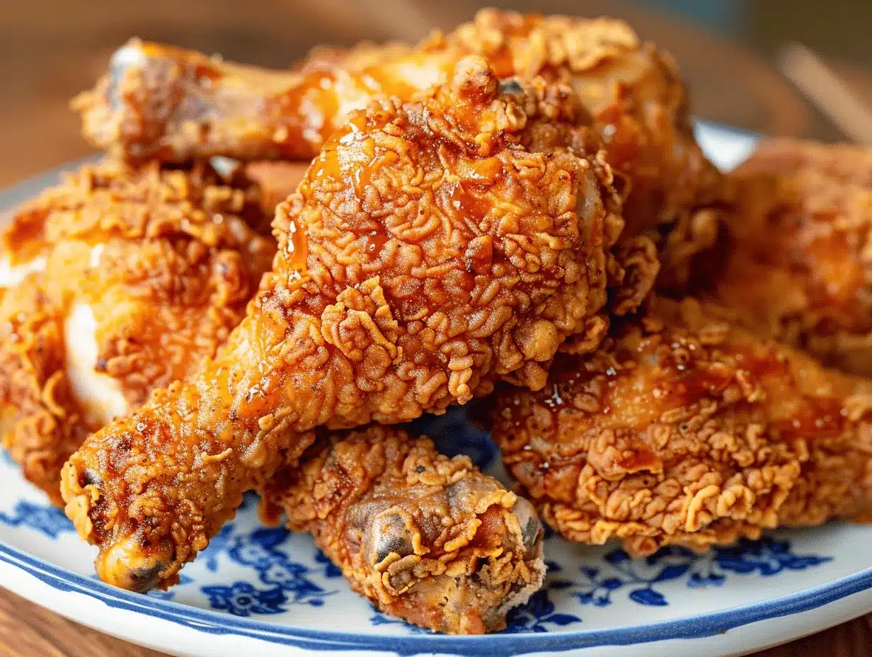 Nashville hot honey fried chicken preparation steps