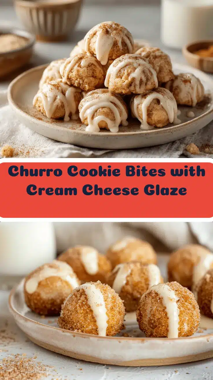 no-bake churro cookie bites recipe