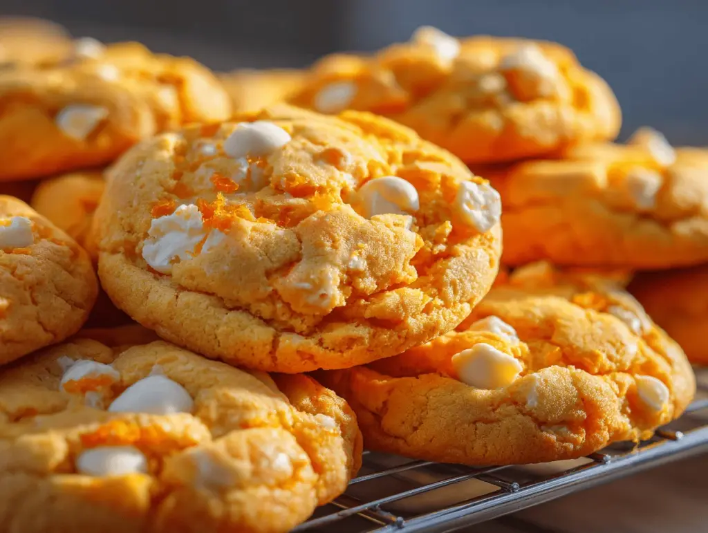 orange creamsicle cheesecake cookies - featured image