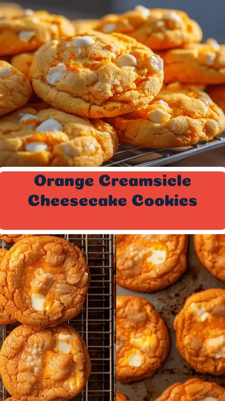 orange creamsicle cheesecake cookies recipe