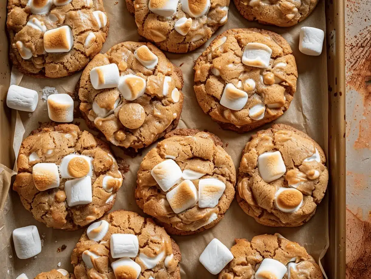 peanut butter marshmallow cookies preparation steps