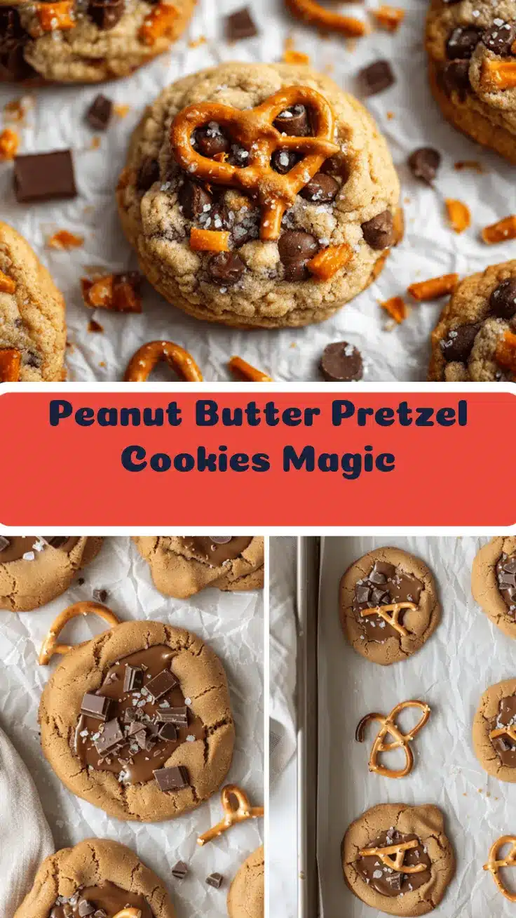 peanut butter pretzel cookies recipe