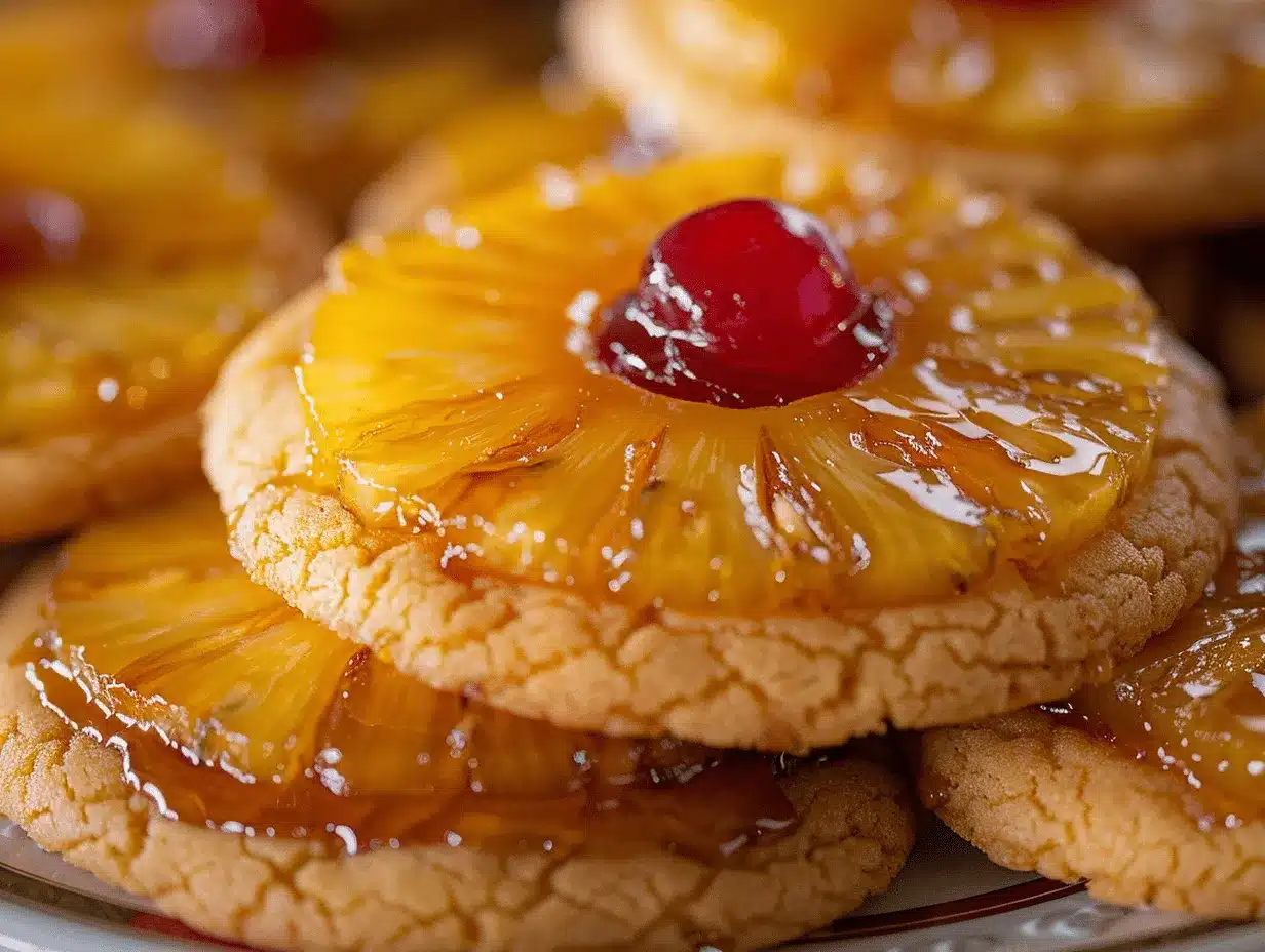 Pineapple Upside-Down Cookies preparation steps