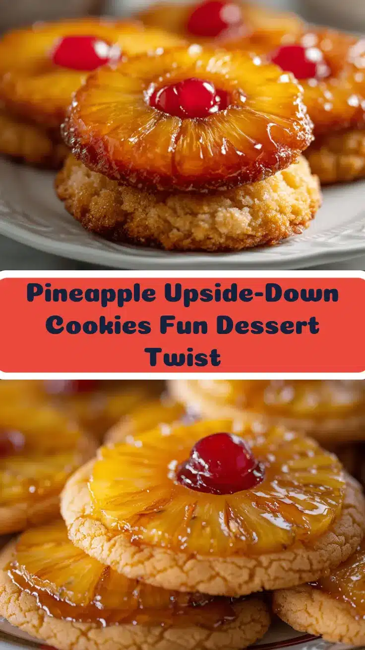 Pineapple Upside-Down Cookies recipe