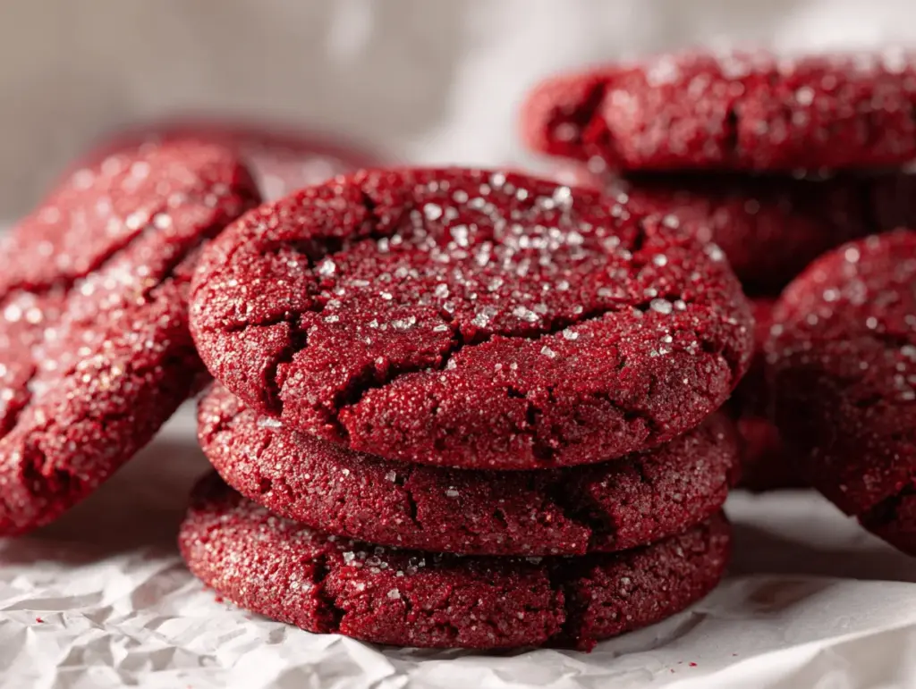 red velvet cookies - featured image