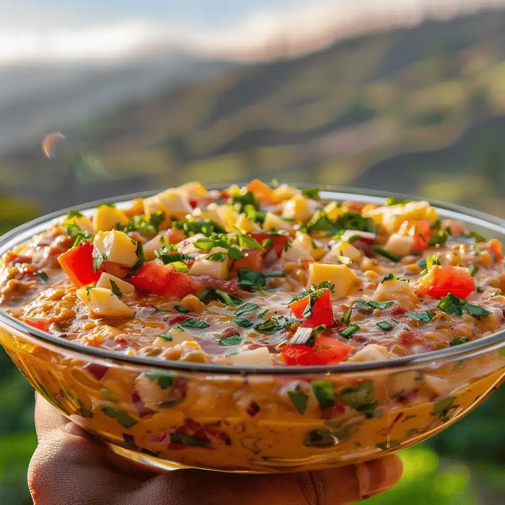 Spicy Southwest Fiesta Dip preparation steps