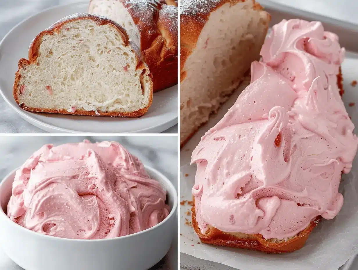 Strawberry Cheesecake Cloud Bread preparation steps