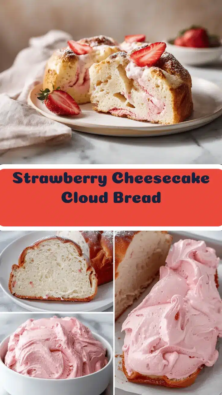 Strawberry Cheesecake Cloud Bread recipe