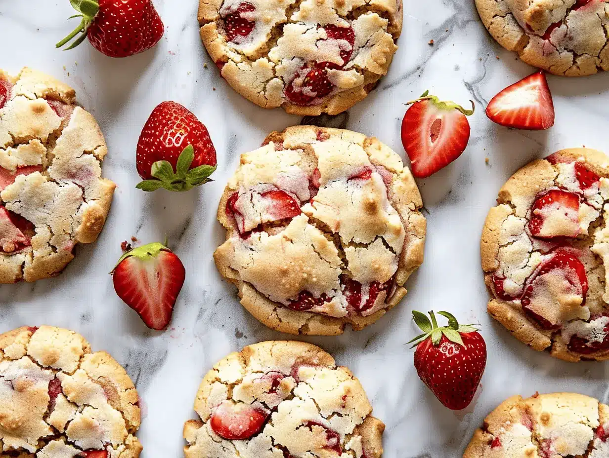 strawberry shortcake cookies preparation steps