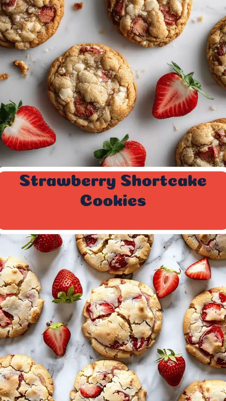 strawberry shortcake cookies recipe