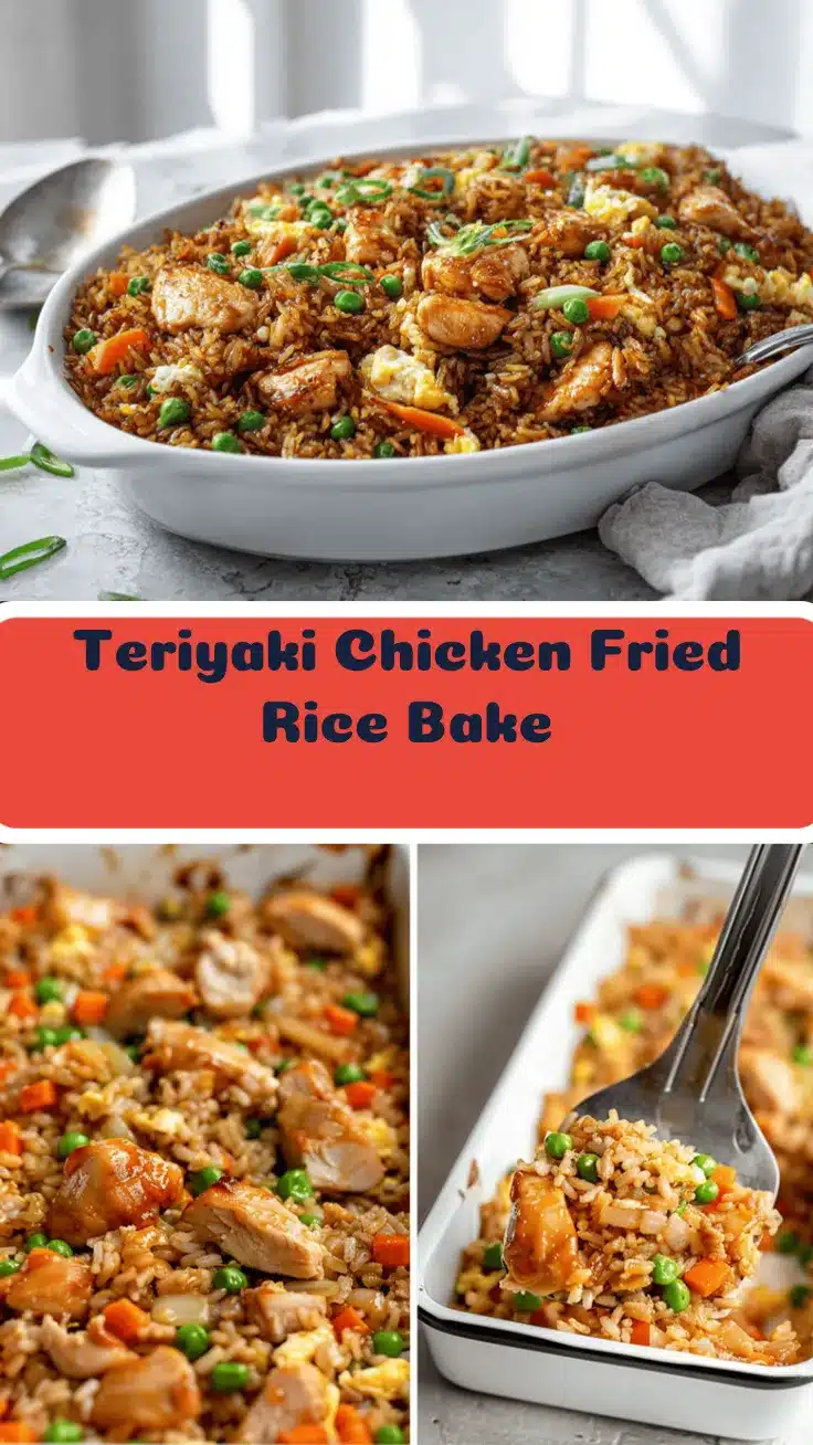 teriyaki chicken fried rice casserole recipe