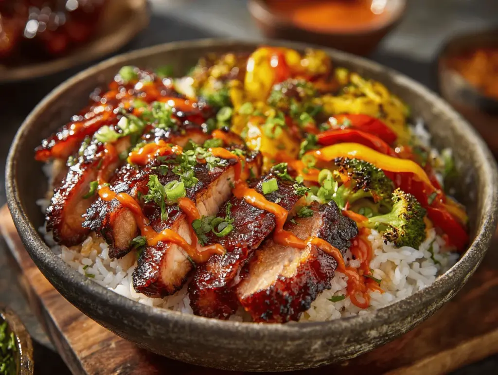 teriyaki chicken rice bowl - featured image