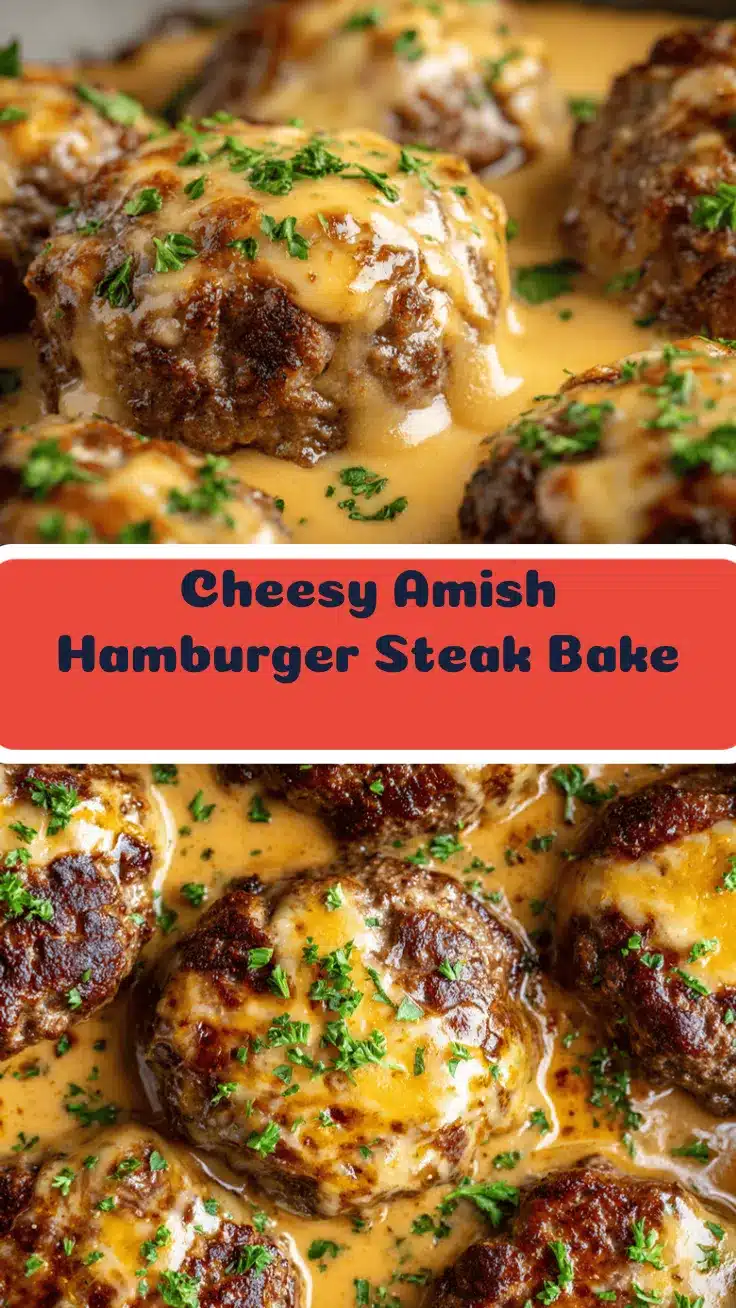 Amish Hamburger Steak Bake recipe
