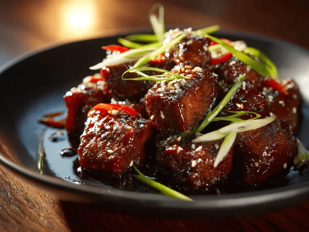 Asian glazed beef bites - featured image