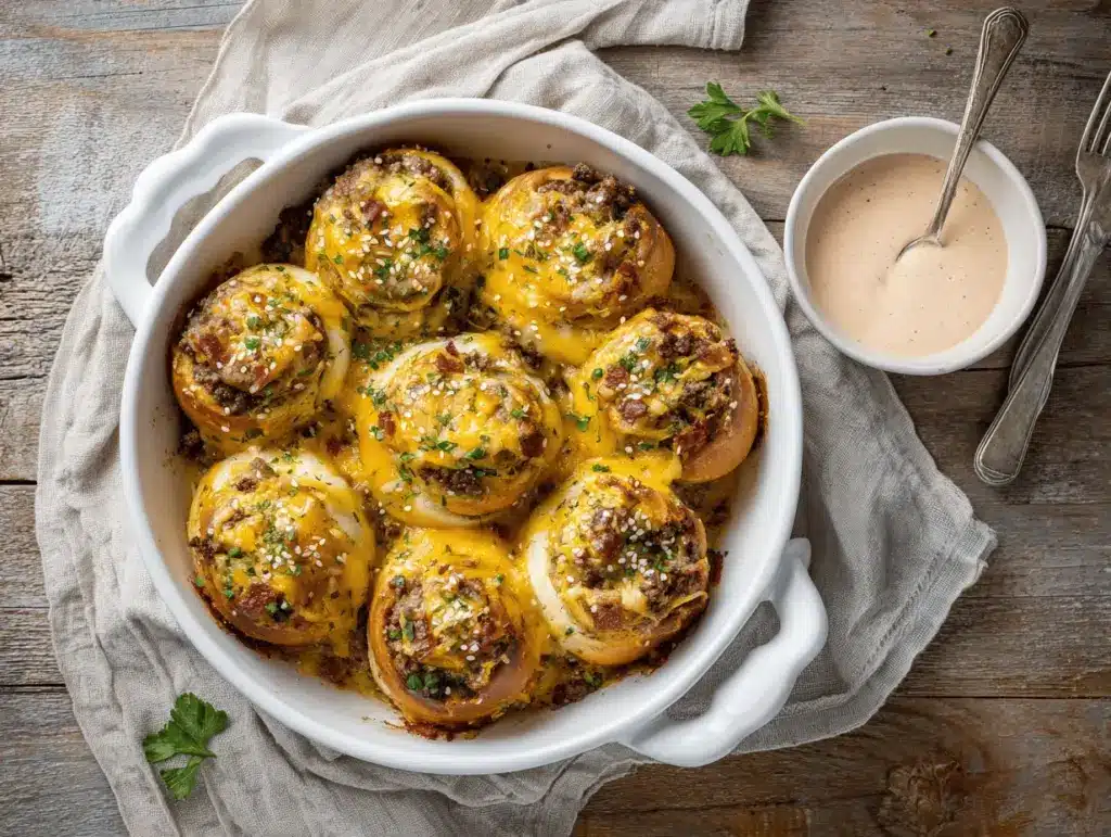 bacon cheeseburger bombs - featured image