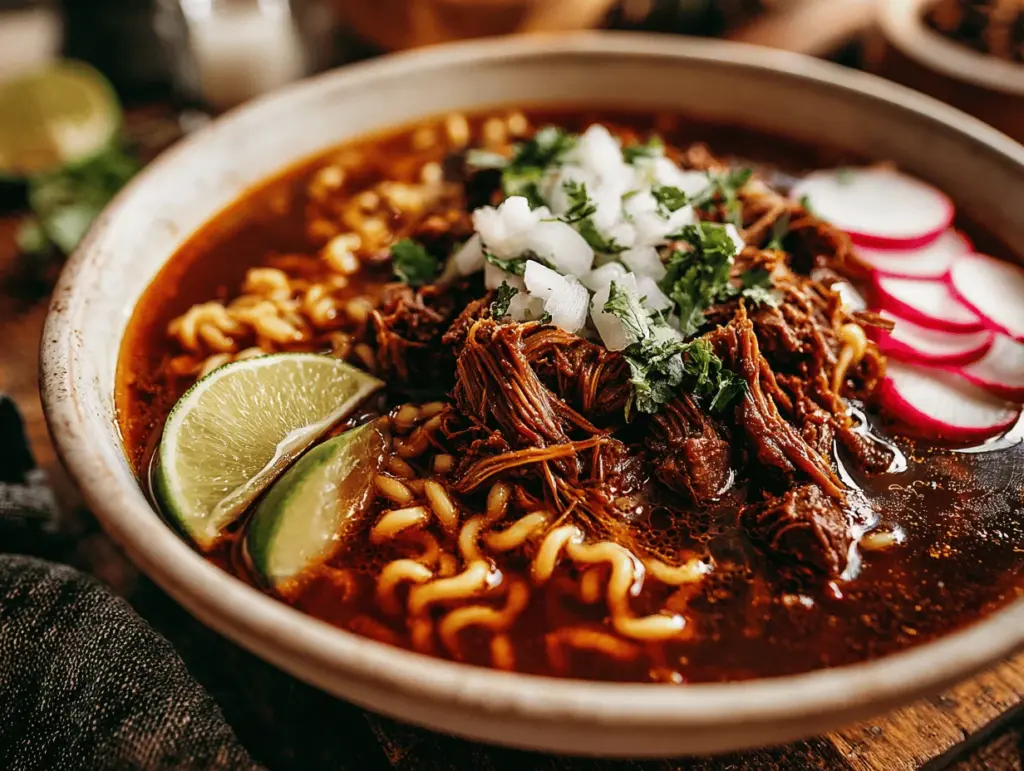 birria ramen - featured image
