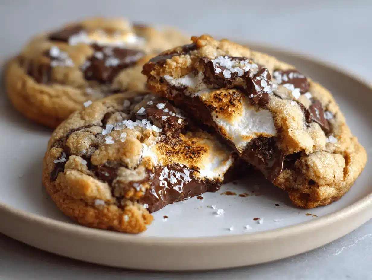 campfire smores cookies preparation steps