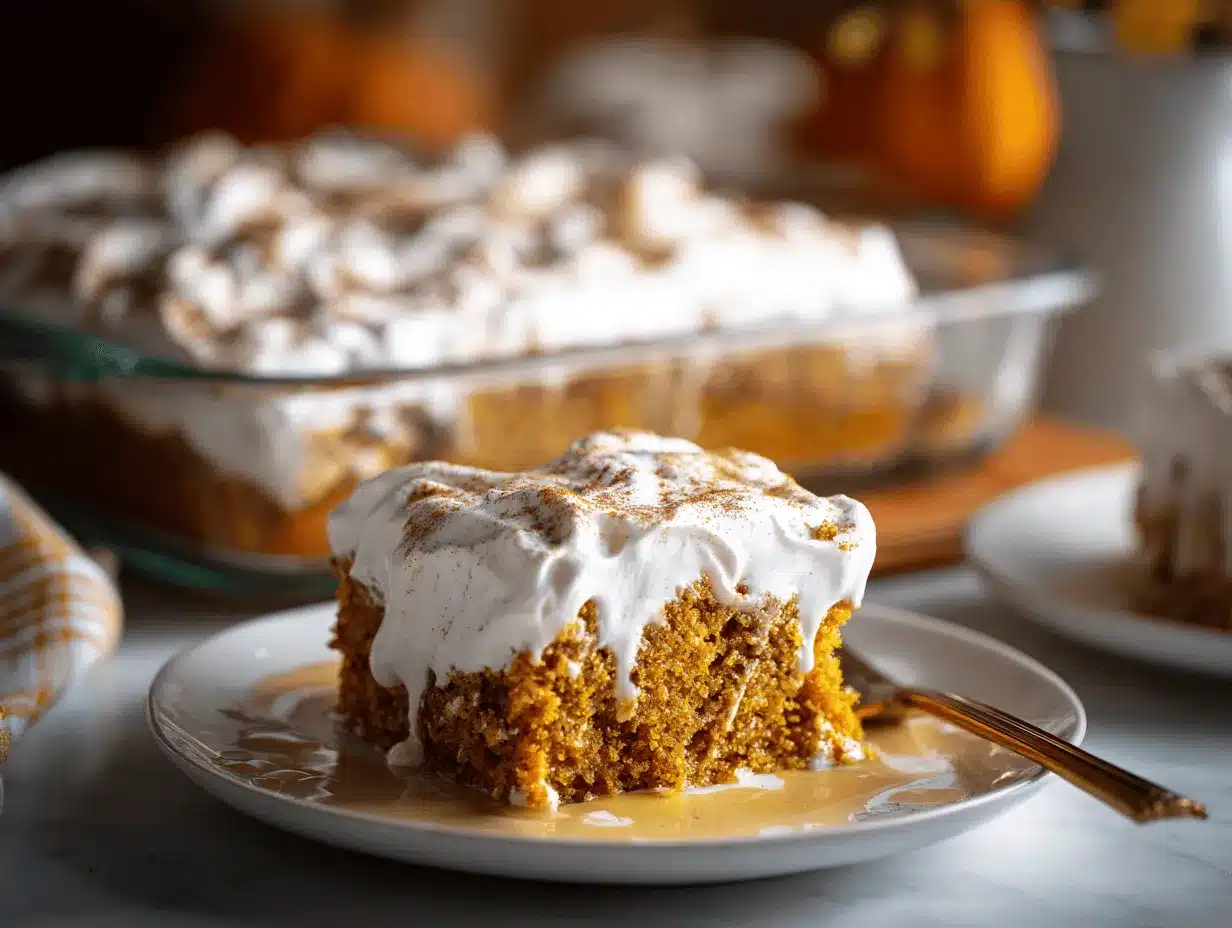 chai-spiced pumpkin tres leches cake preparation steps