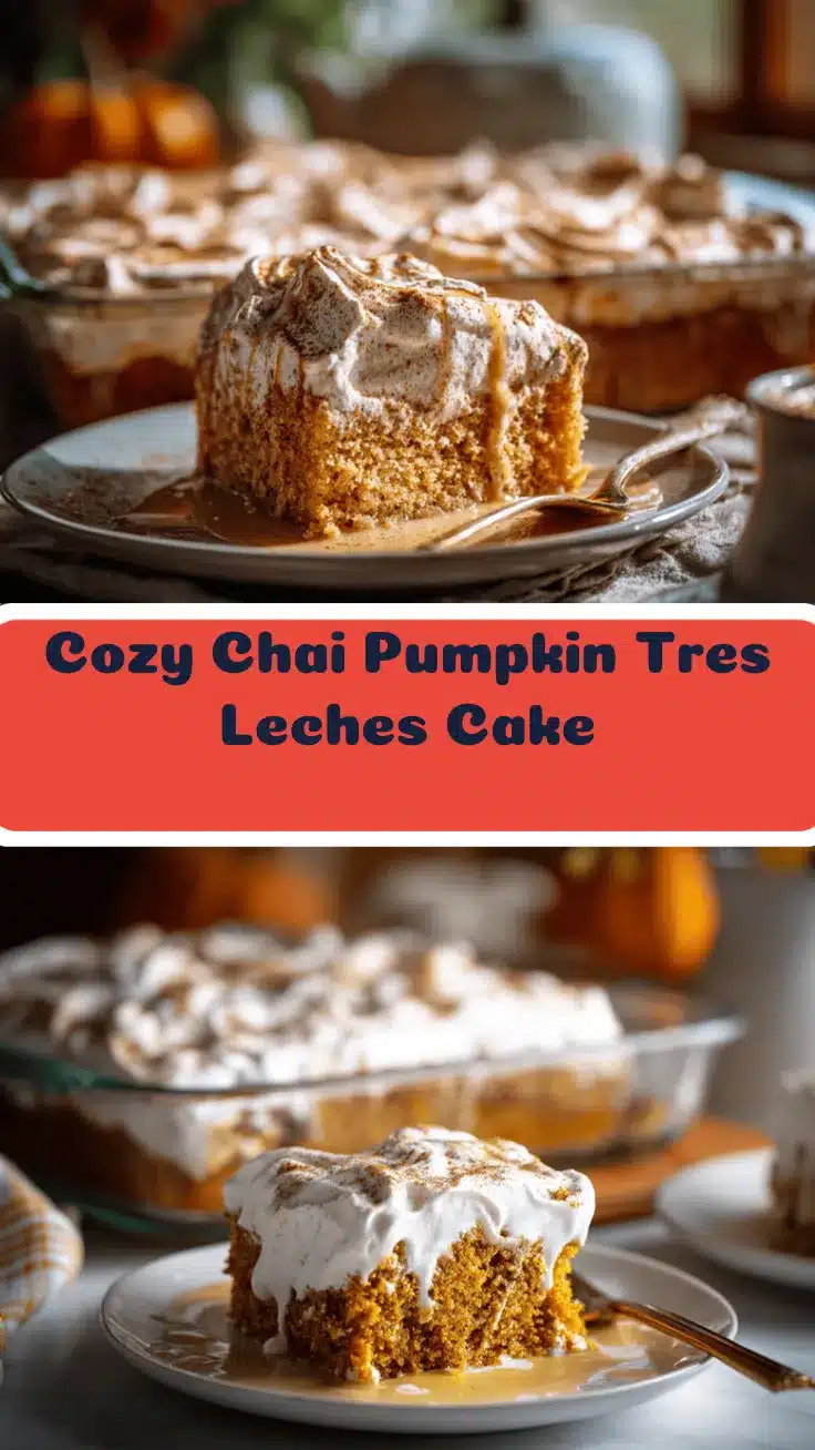 chai-spiced pumpkin tres leches cake recipe