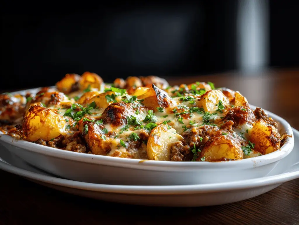 cheesy hobo casserole - featured image