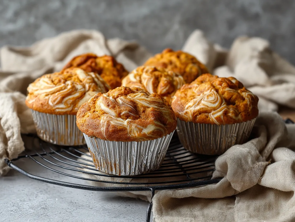 cream cheese pumpkin muffins preparation steps
