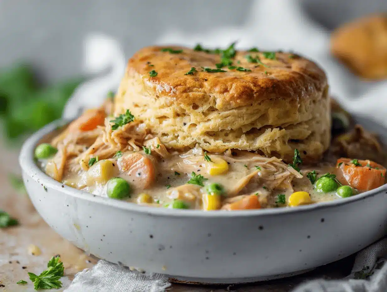 crock pot chicken pot pie preparation steps