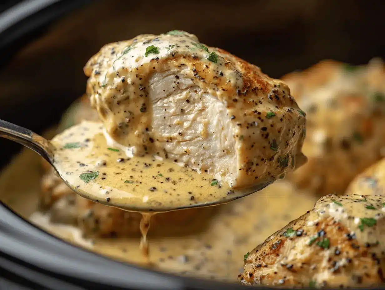 Crock Pot Ranch Chicken preparation steps