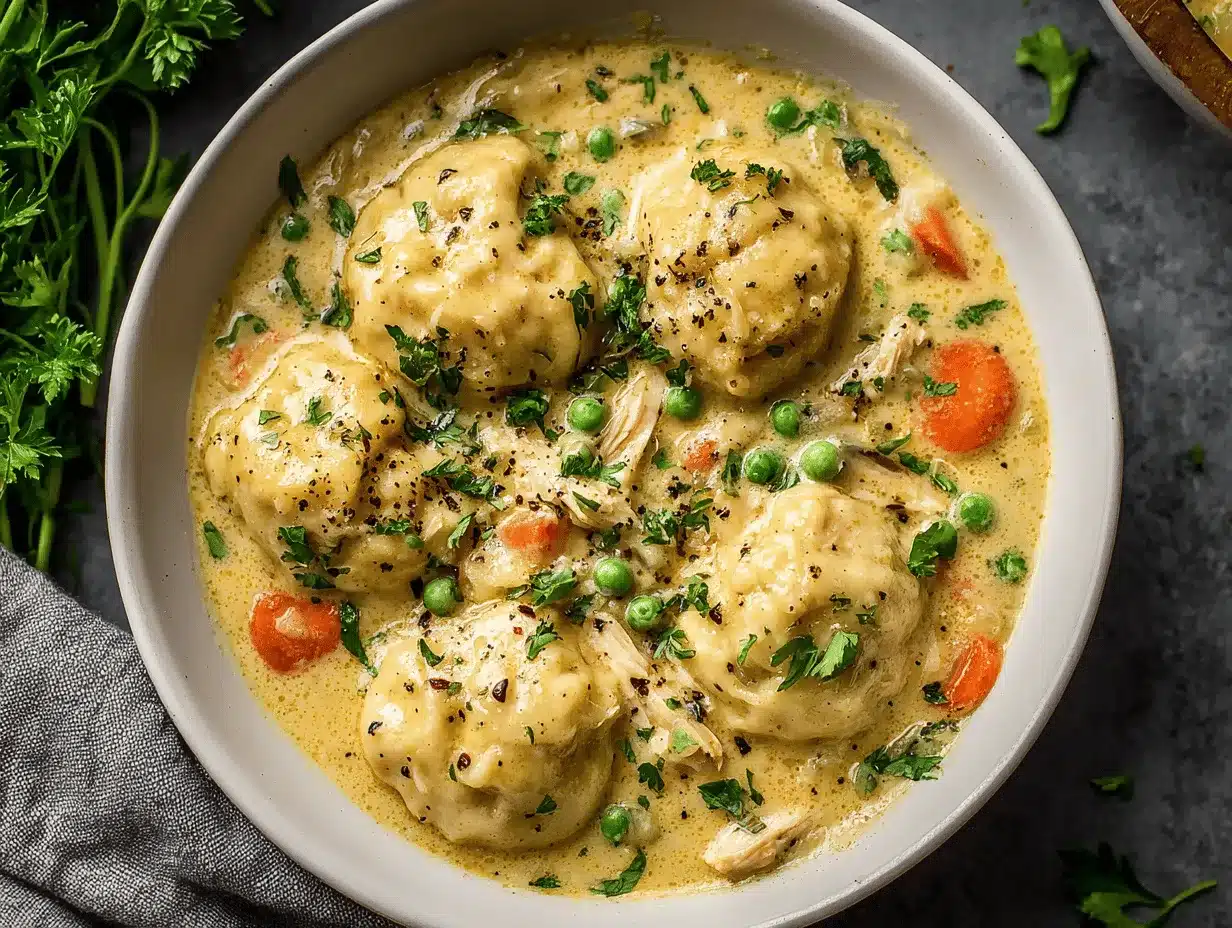 crockpot chicken and dumplings preparation steps