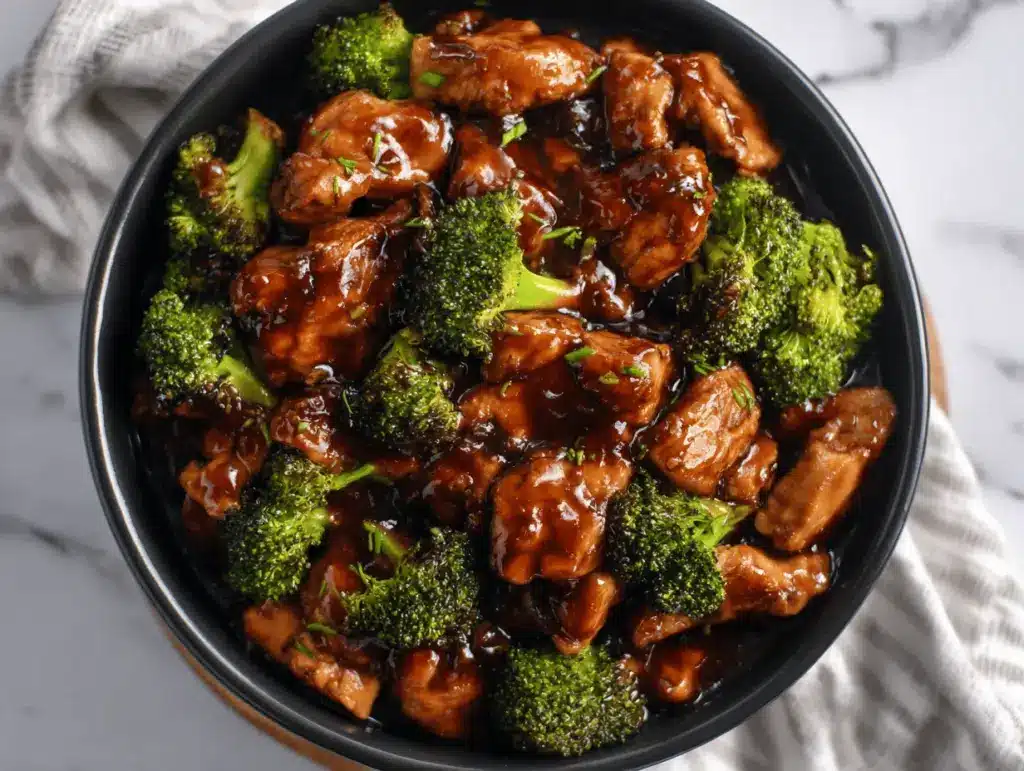 Crockpot Honey Garlic Teriyaki Chicken and Broccoli - featured image