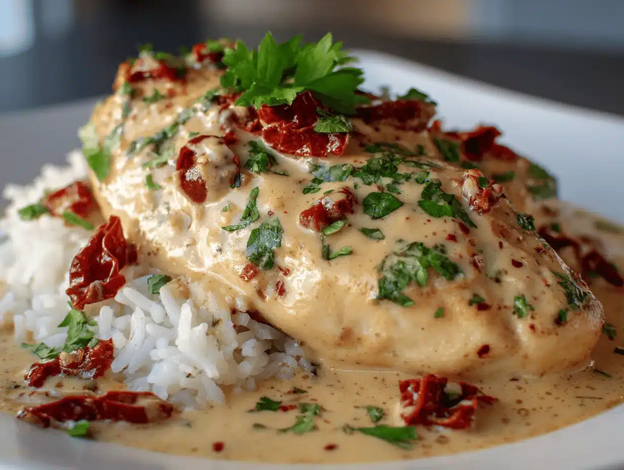 crockpot Marry Me Chicken preparation steps