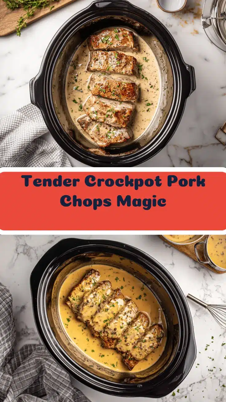 crockpot pork chops recipe