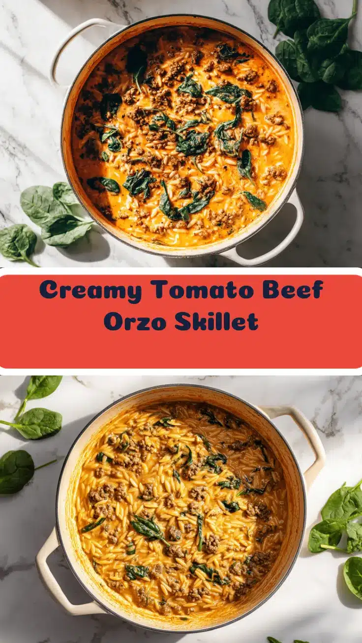 ground beef orzo recipe