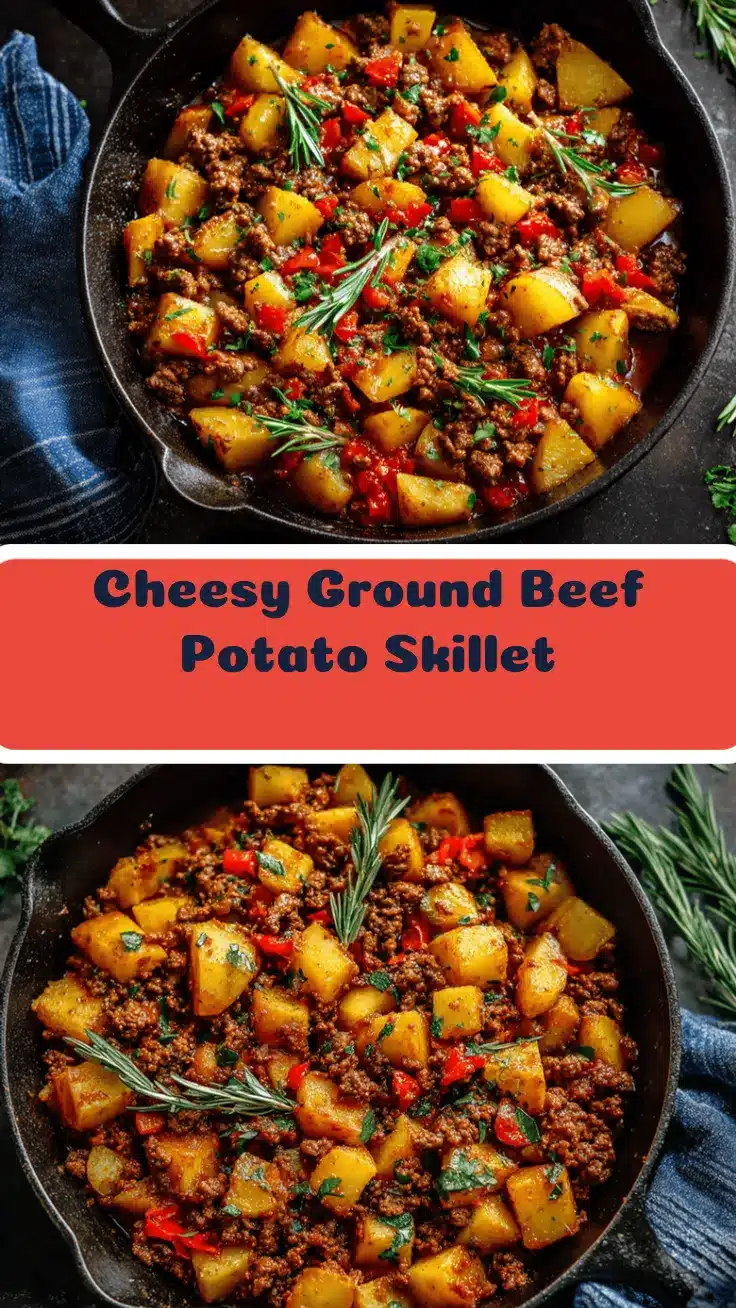 ground beef potato skillet recipe