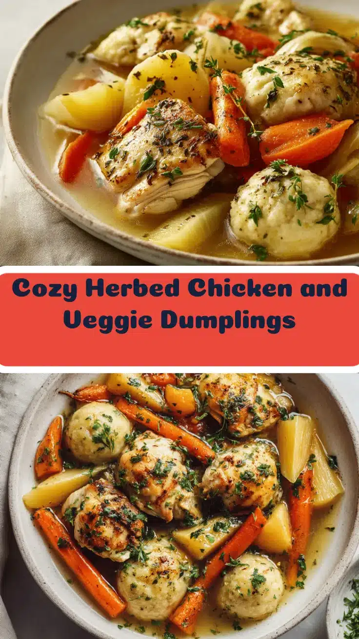 herbed chicken and dumplings recipe