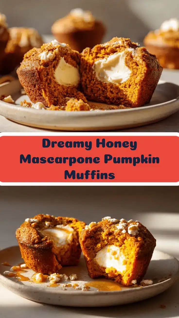 honey mascarpone pumpkin muffins recipe