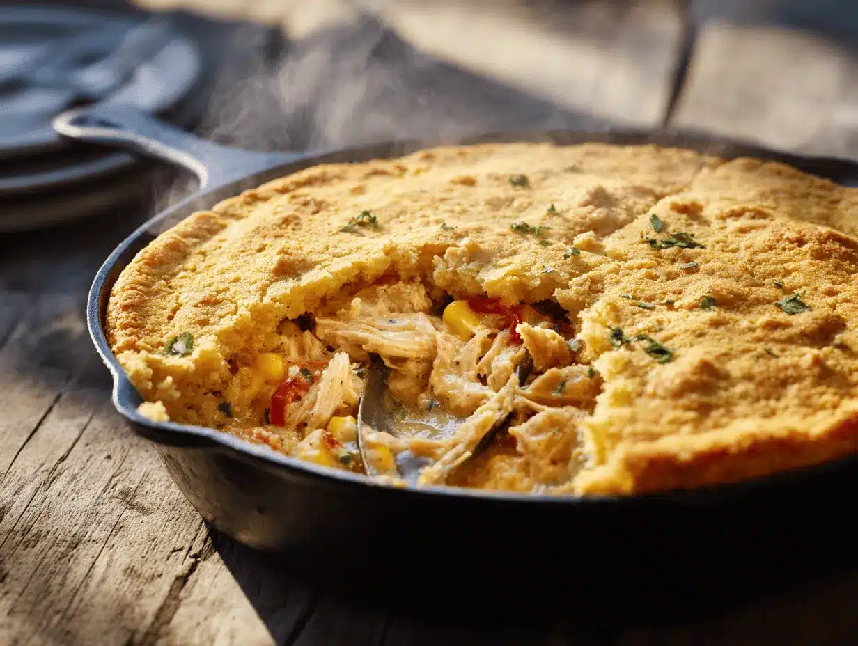 King Ranch Chicken Pot Pie preparation steps